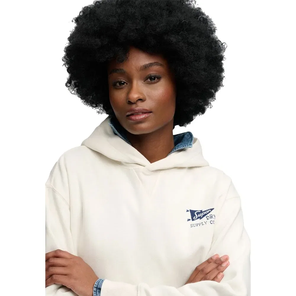 Худи Heritage Hamptons Superdry, бежевый — фото 3
