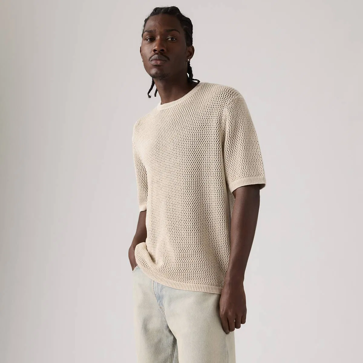 Вязаный свитер-рубашка Stinson Levi's, Pumice Stone - Tan