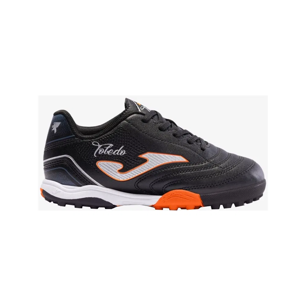Детские футбольные бутсы для мальчиков для зала Toledo Jr 2401 Negro Turf Joma