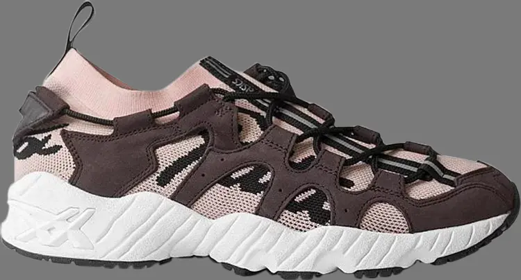 

Кроссовки patta x gel mai knit 'rose cloud' Asics, розовый