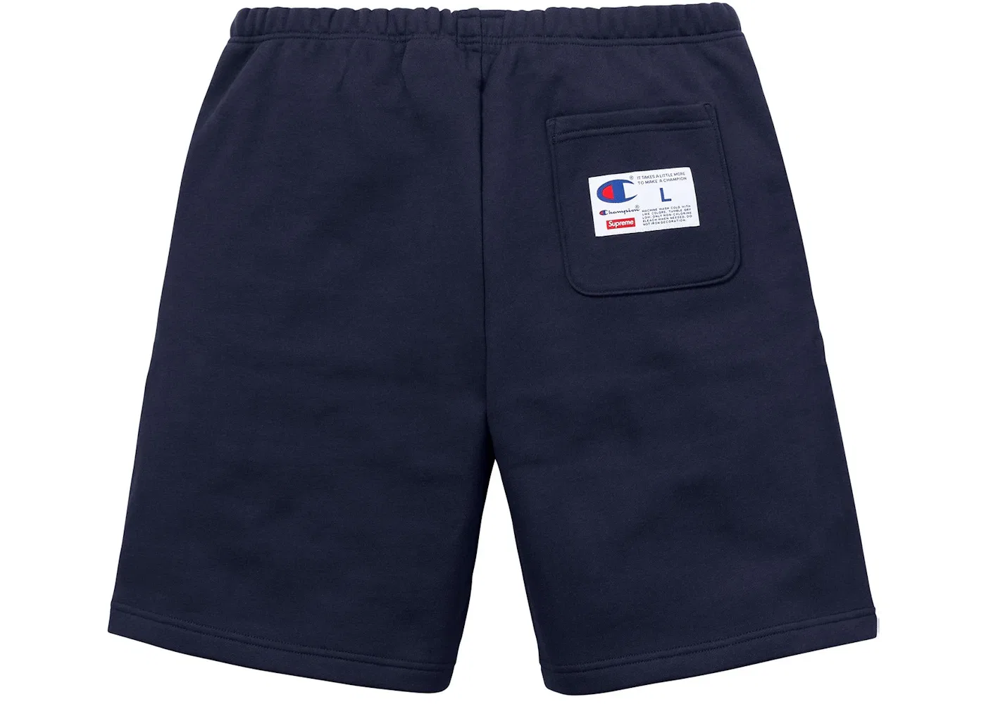 Мужские шорты с принтом Supreme Sweatshort, Navy — фото 2