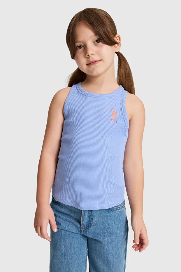 Детская футболка для девочек без рукавов U.S. Polo Assn., Lavender