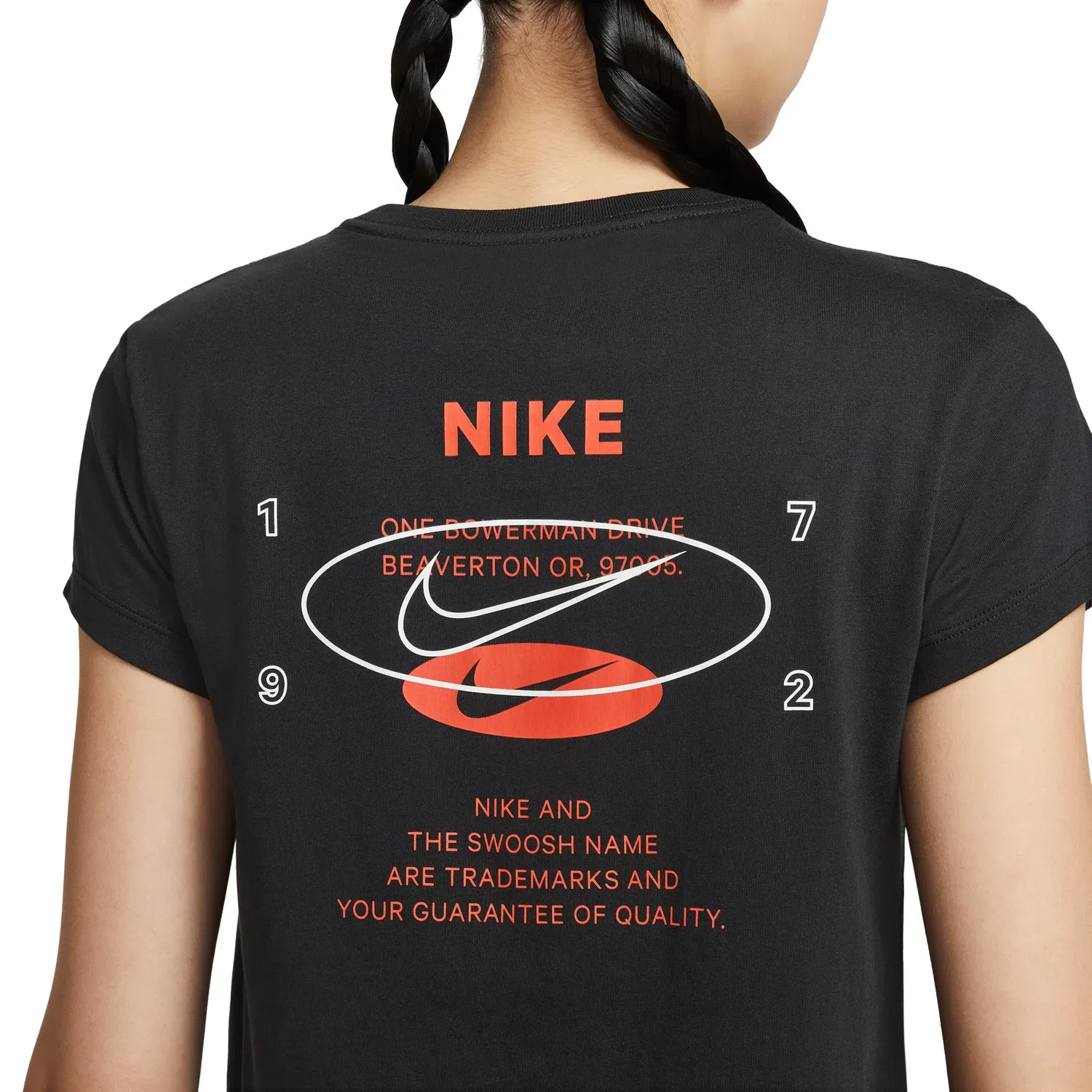 Женская футболка Sportswear graphic T-shirt 'Black' Nike, черный — фото 3
