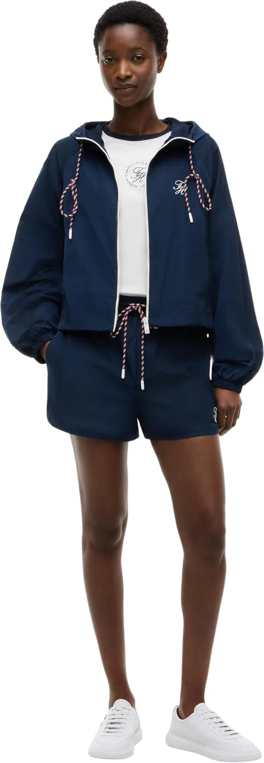 Женская куртка-ветровка Tommy Hilfiger, Blue (Dark Night Navy) — фото 4
