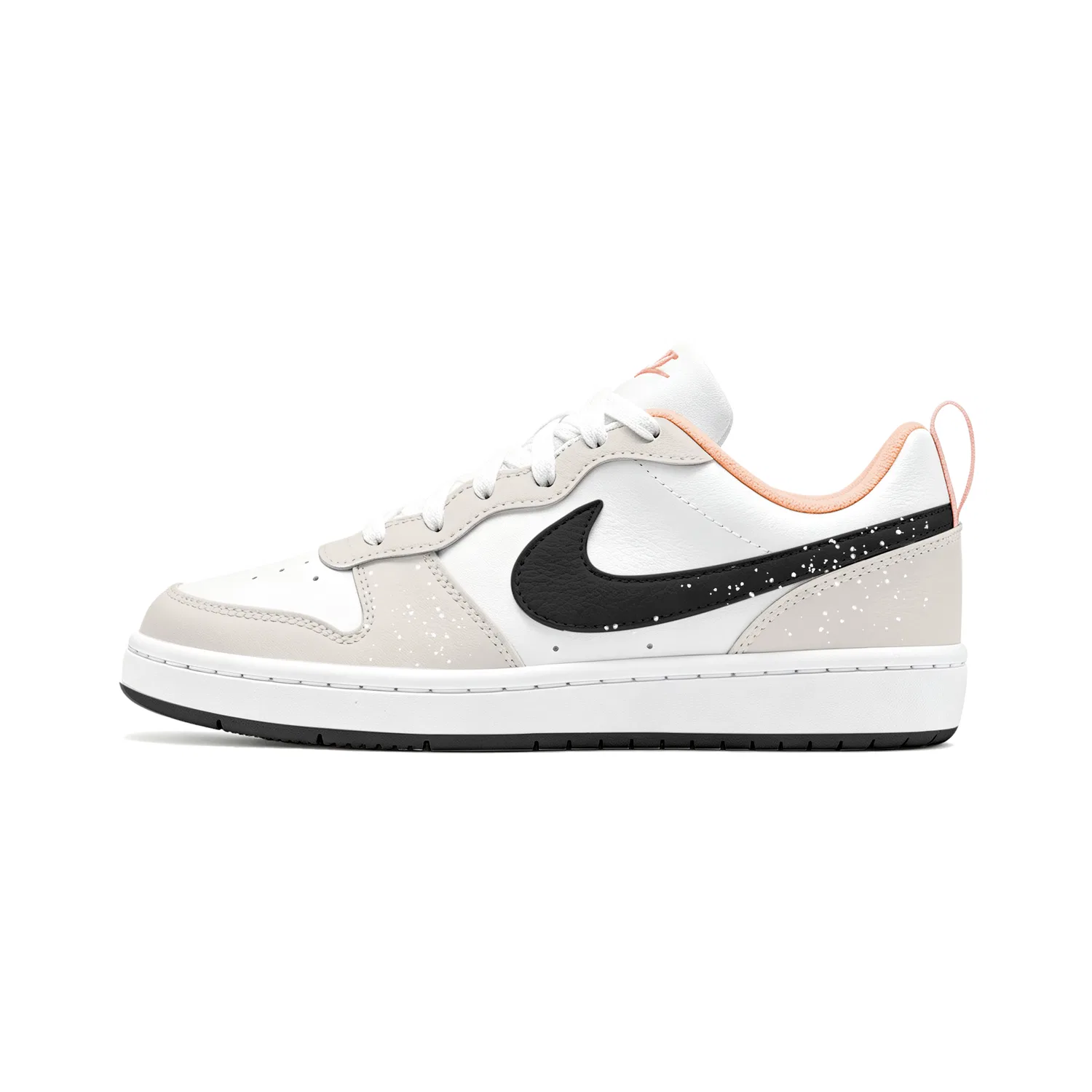 Детские кроссовки для скейтбординга с синтетическим верхом Court Borough Nike, Gray Black — фото 3