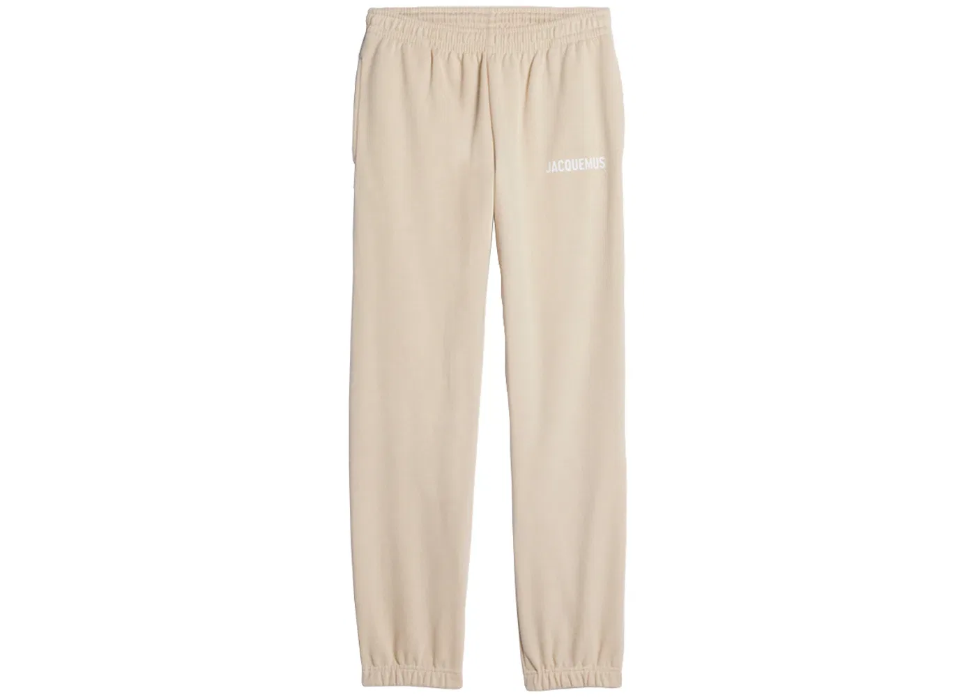 Мужские спортивные брюки с принтом Le Jogging Jacquemus Logo Prined Track Pants Jacquemus, Light Beige