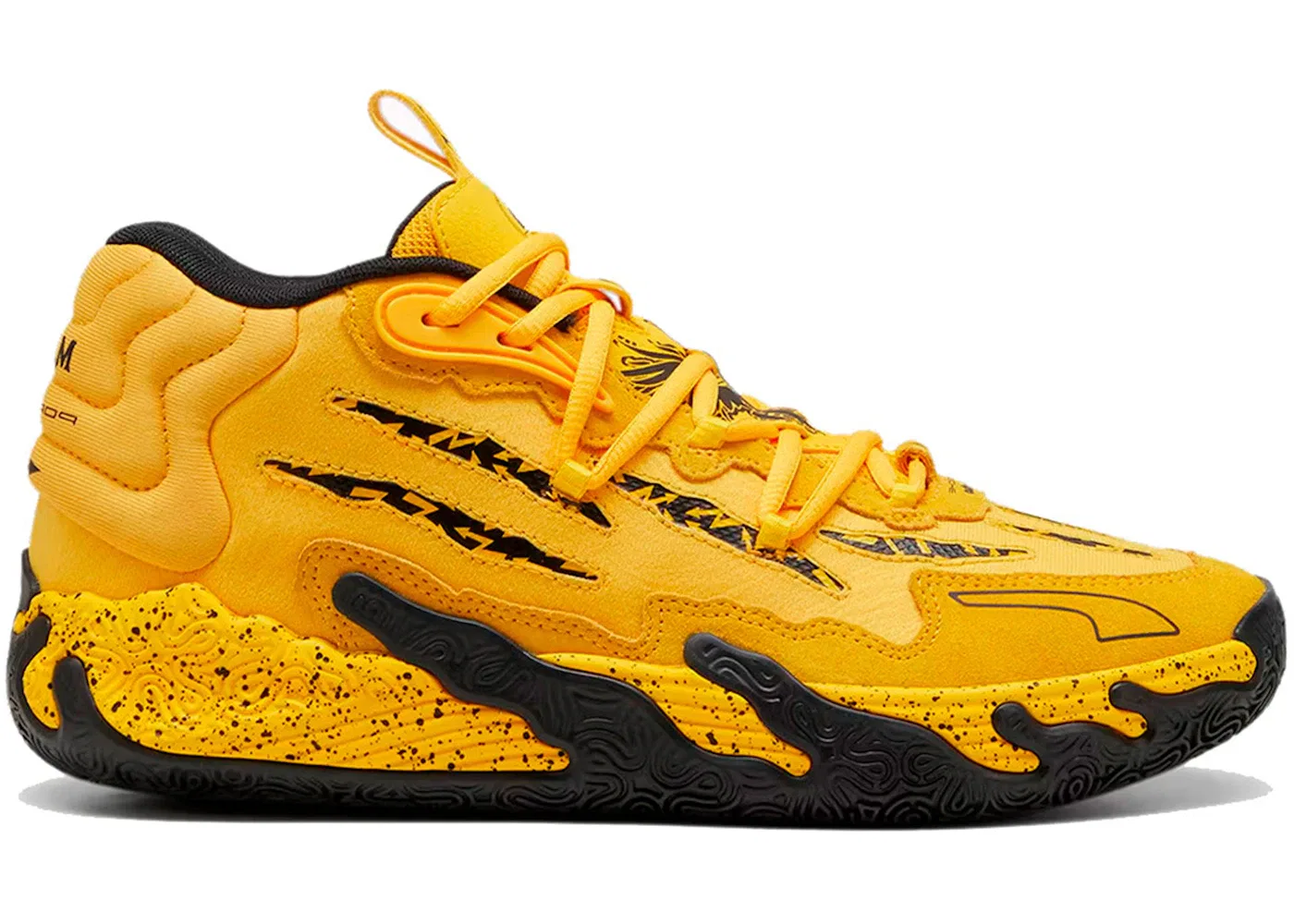 Детские кроссовки для активного спорта Puma LaMelo Ball MB.03 (GS), Sport Yellow / Sport Yellow / Black