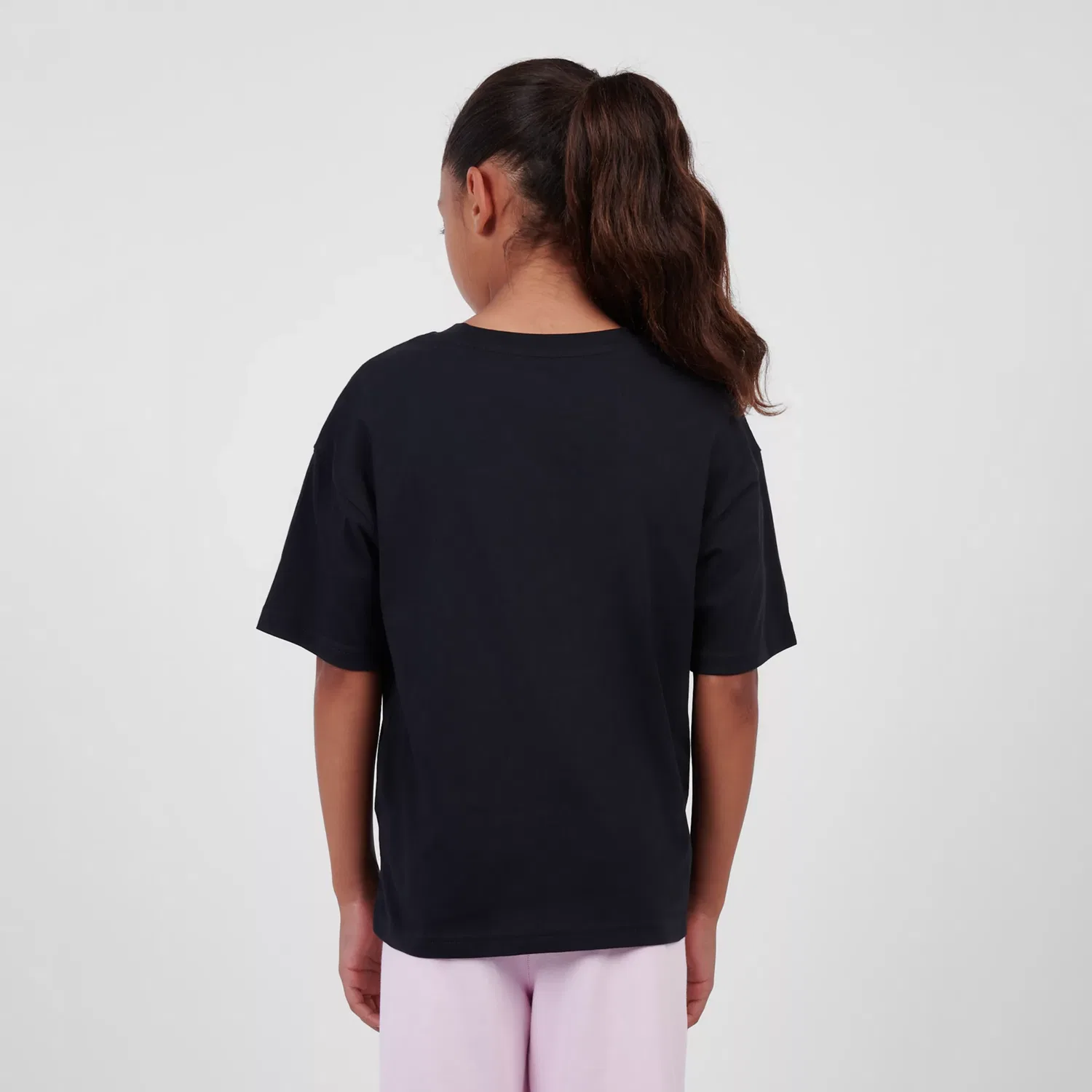 Детская футболка с коротким рукавом с вышивкой Small Logo Jersey T-Shirt New Balance, Black — фото 4