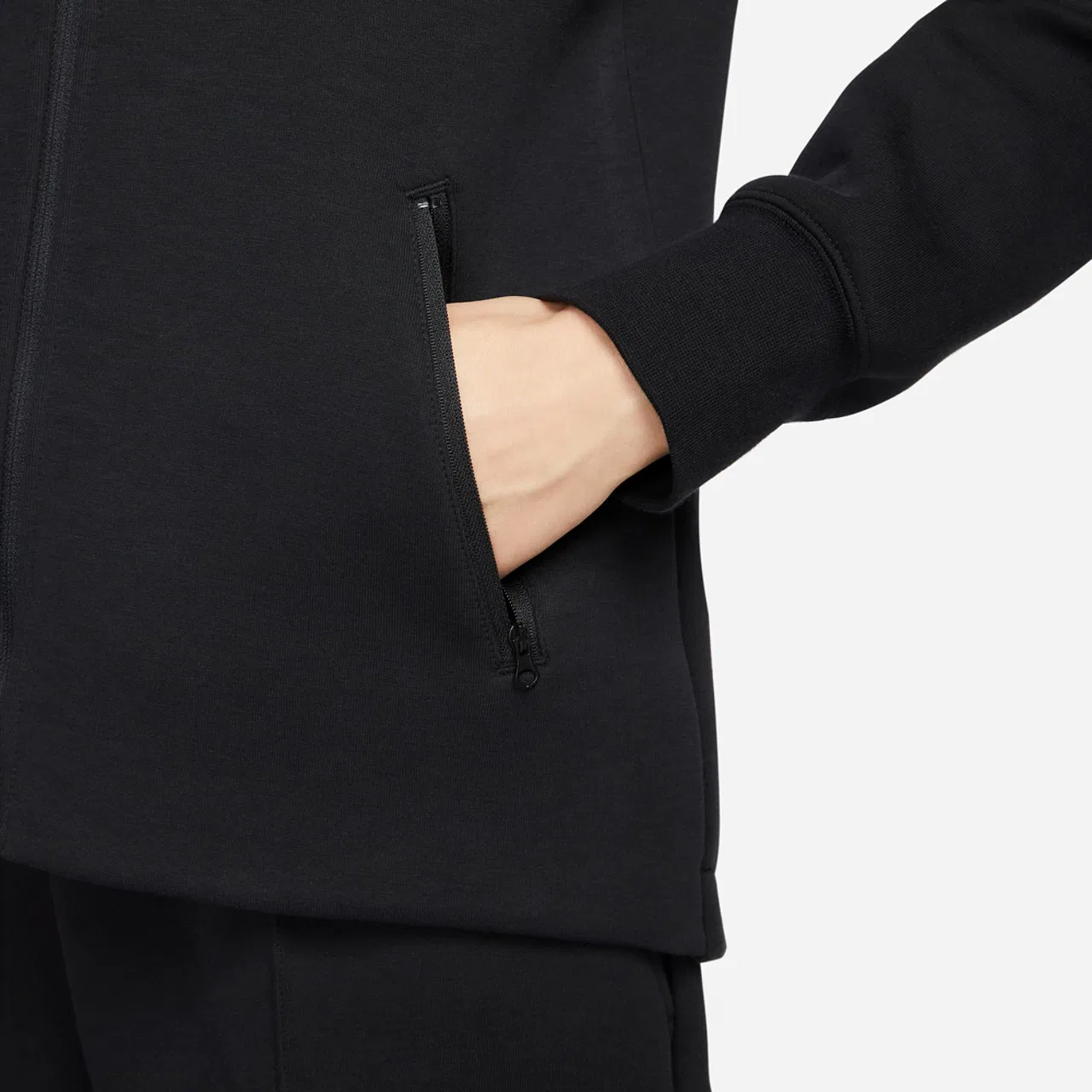 Женская толстовка Tech Fleece WR Full-Zip Nike, черный — фото 4