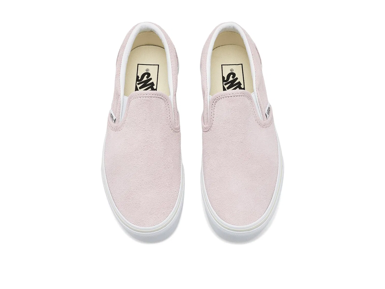 Классические накладные кеды Stackform (для детей постарше) Vans Kids, Neutrals Pale Petal Pink — фото 3