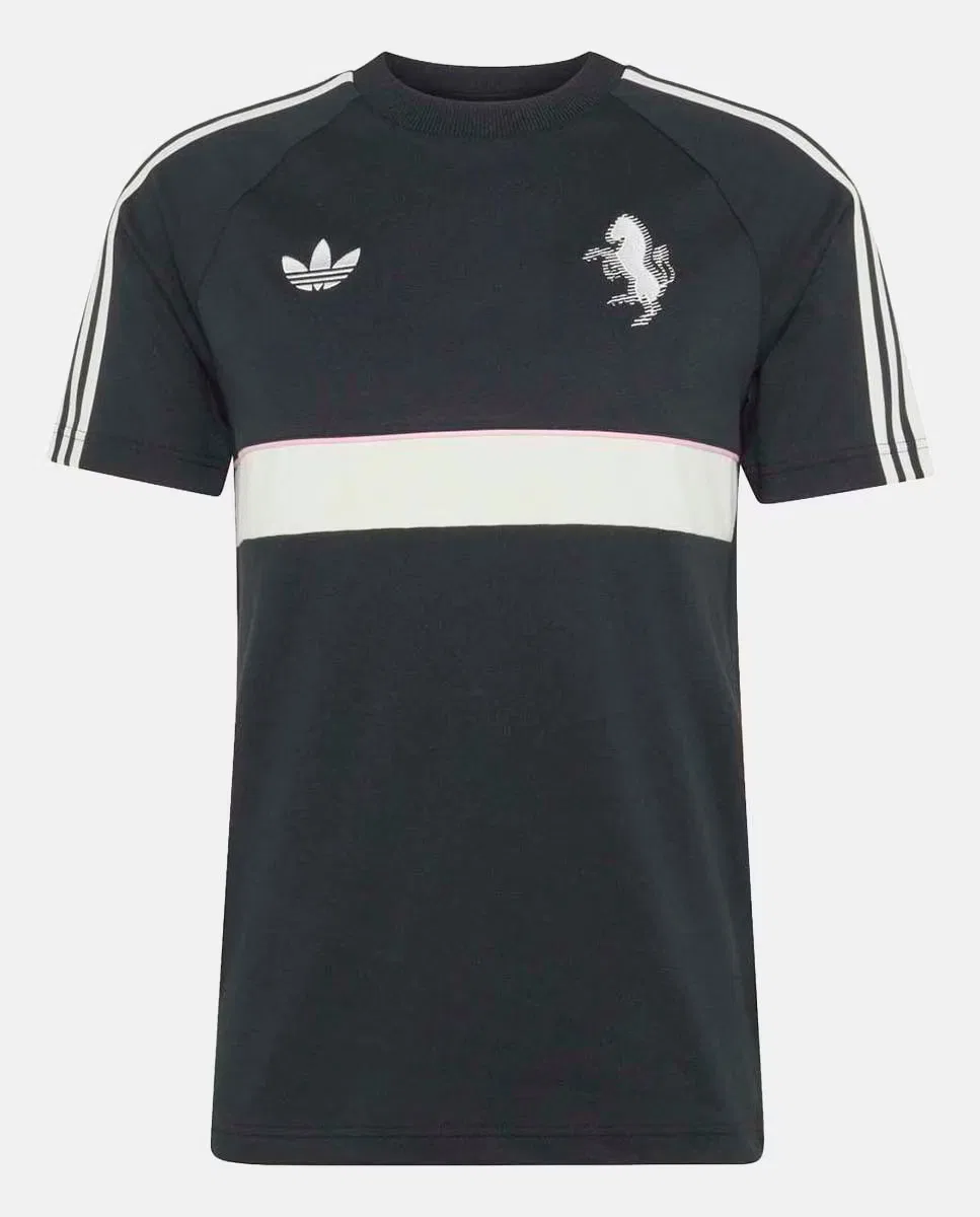 Мужская футболка, Originals Juventus FC 2026-2027, adidas, черный — фото 3