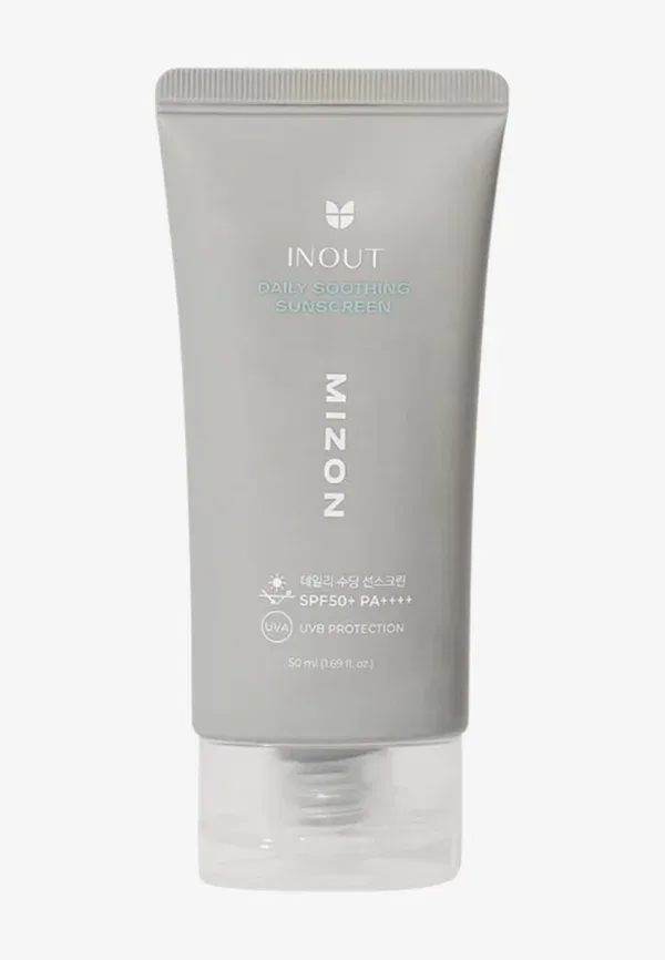 Солнцезащитный крем Inout Daily Soothing Sunscreen SPF50+ PA++++, Mizon 50 мл — фото 2