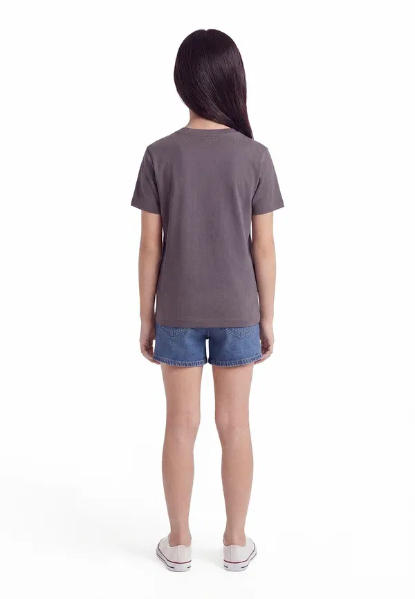 Мини-нагрудник Mono - базовая футболка Calvin Klein Jeans, угольный — фото 2