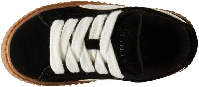 Детские кроссовки для девочек на шнуровке Fenty X Creeper Phatty PUMA, Black — фото 4