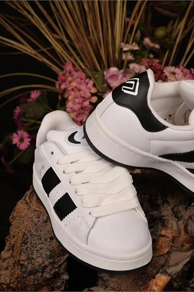 Детские повседневные ортопедические кроссовки Cool Kids, White Black — фото 3
