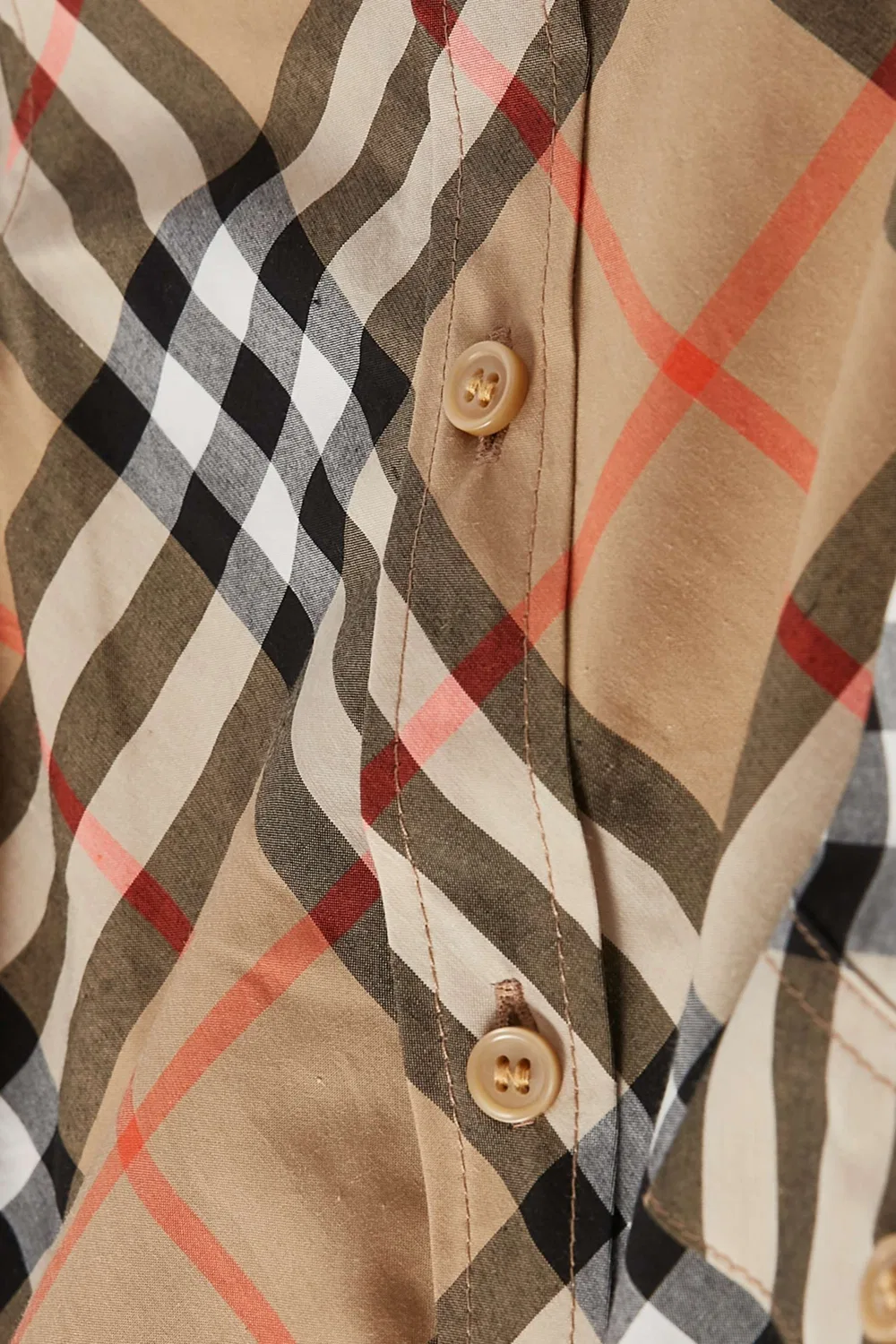 Рубашка в клетку Owen Burberry, коричневый — фото 4