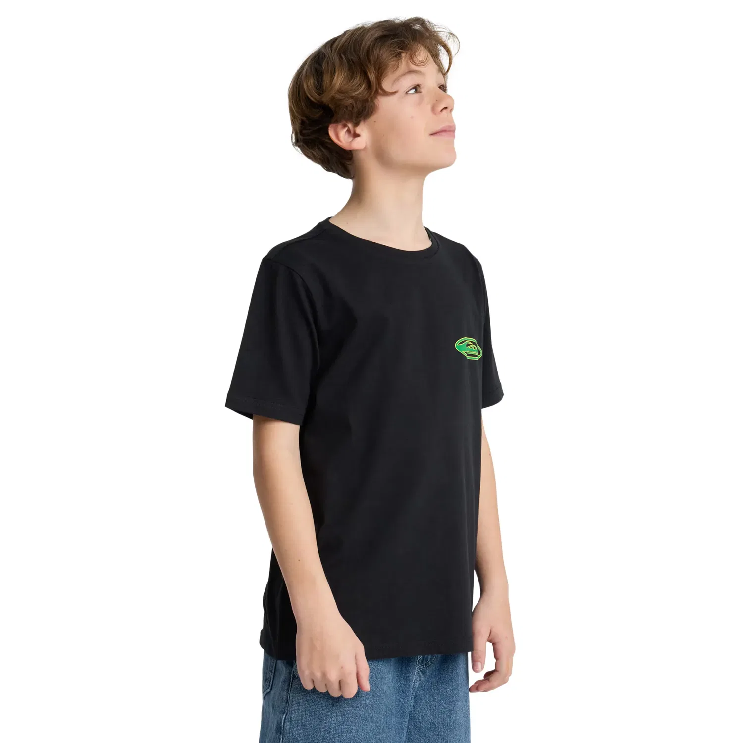 Детская футболка для мальчиков хлопковая Quiksilver, Negro — фото 3