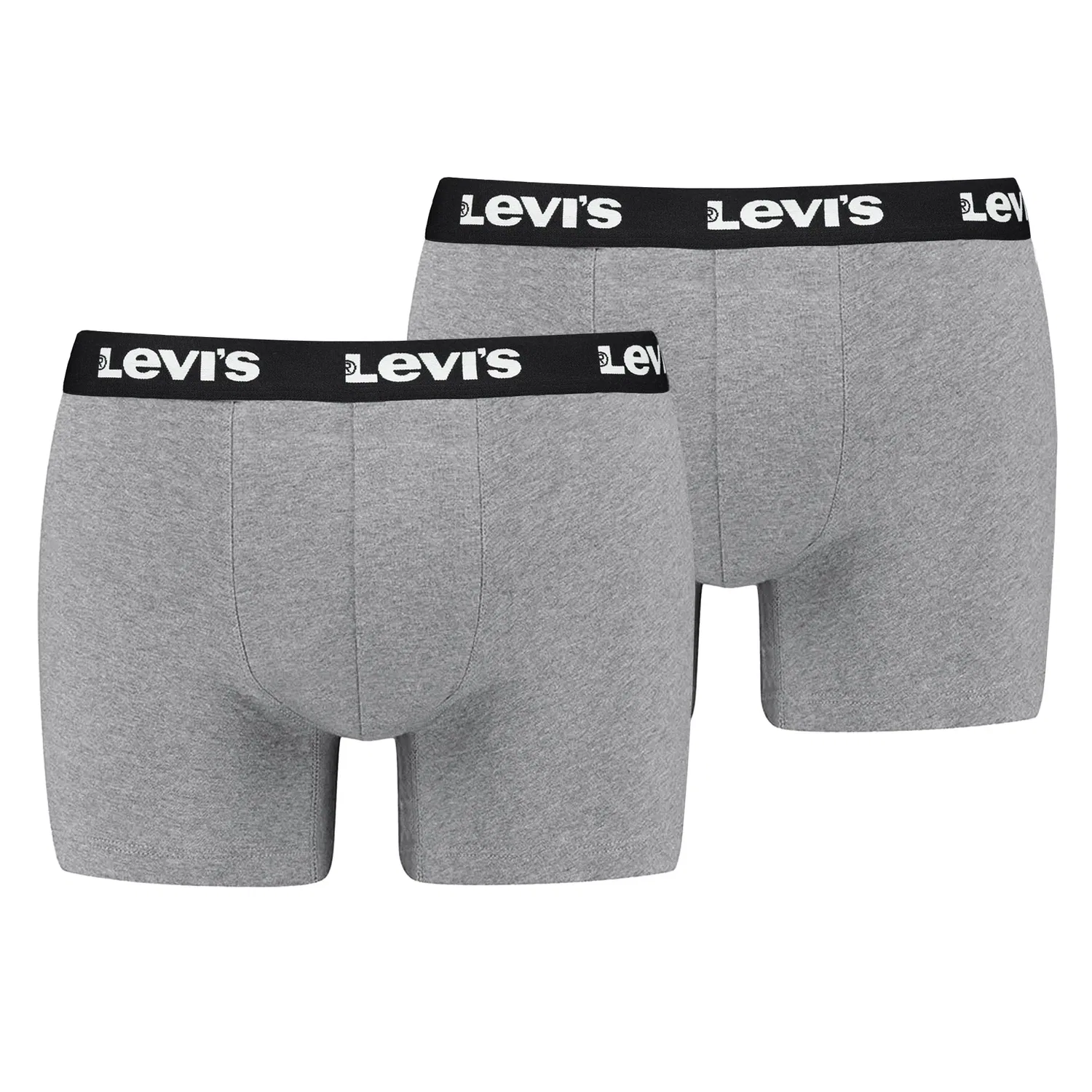 Боксеры-брифы с логотипом 2-pack Repeat Logo Levis, серый
