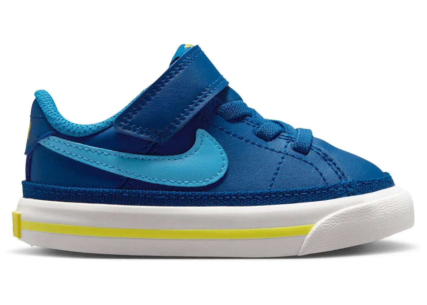 Детские кроссовки Lifestyle Nike Court Legacy, Court Blue Sonic Yellow Phantom Dutch Blue