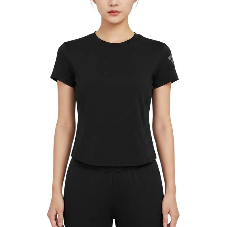 Футболка Adidas FOS Regular Sleeve черная