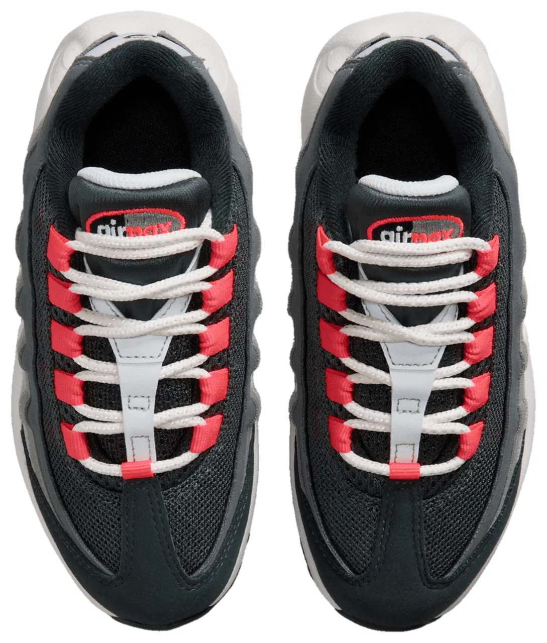 Детские кроссовки для мальчиков Nike Air Max 95, Anthracite/Solar Red — фото 4