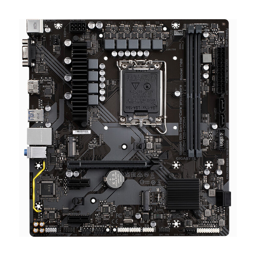 

Материнская плата Gigabyte B760M D2H, LGA1700, DDR4