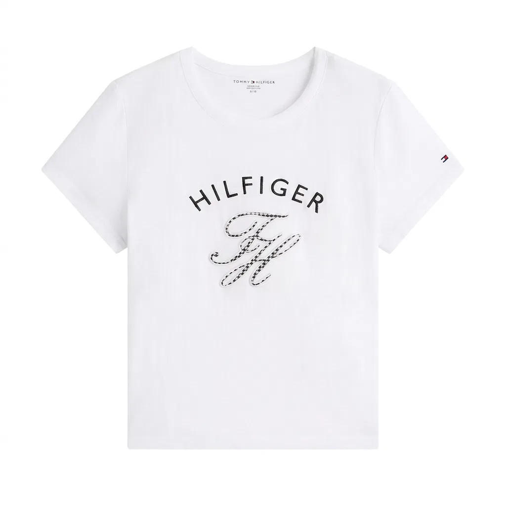 Футболка с круглым вырезом Tommy Hilfiger, Ecru