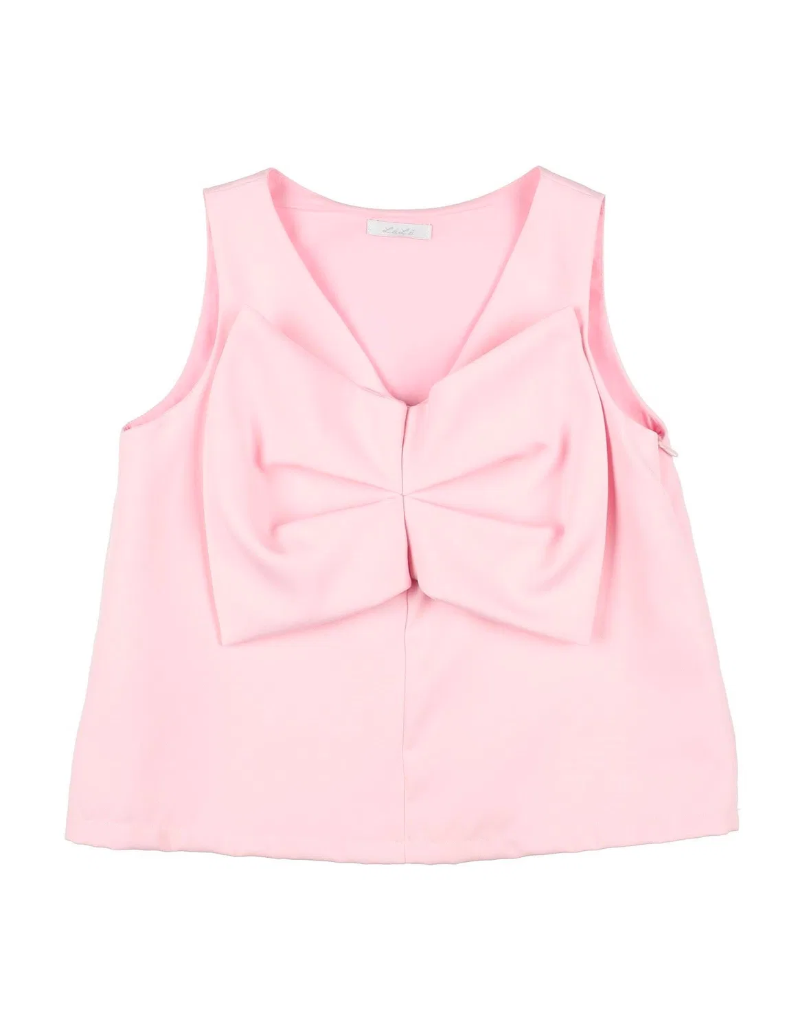 Детский топ для девочек с бантом Miss Grant, Light Pink