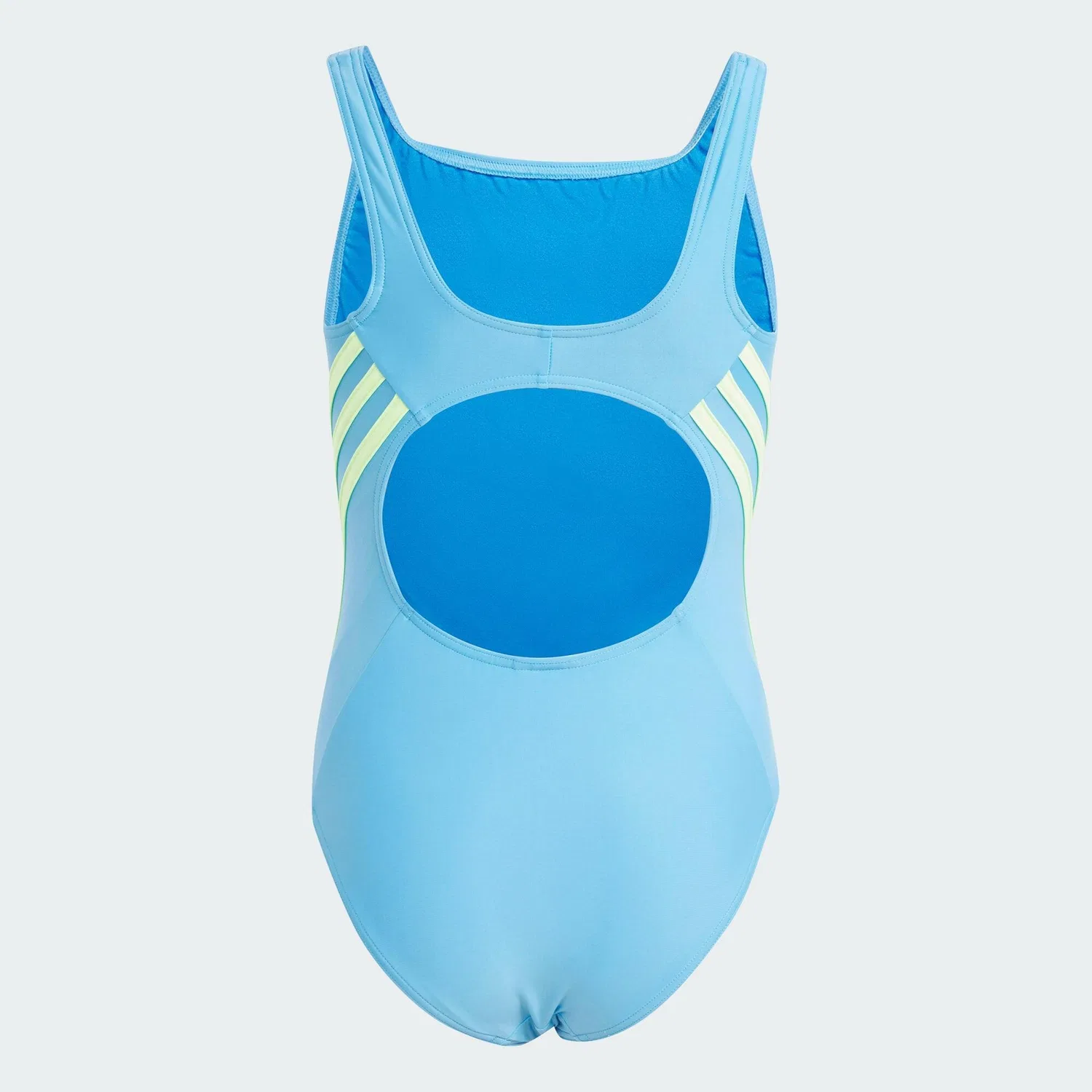 Детский спортивный купальник с 3 полосками Sportswear 3-Streifen Kids Adidas, Blau Grun — фото 4