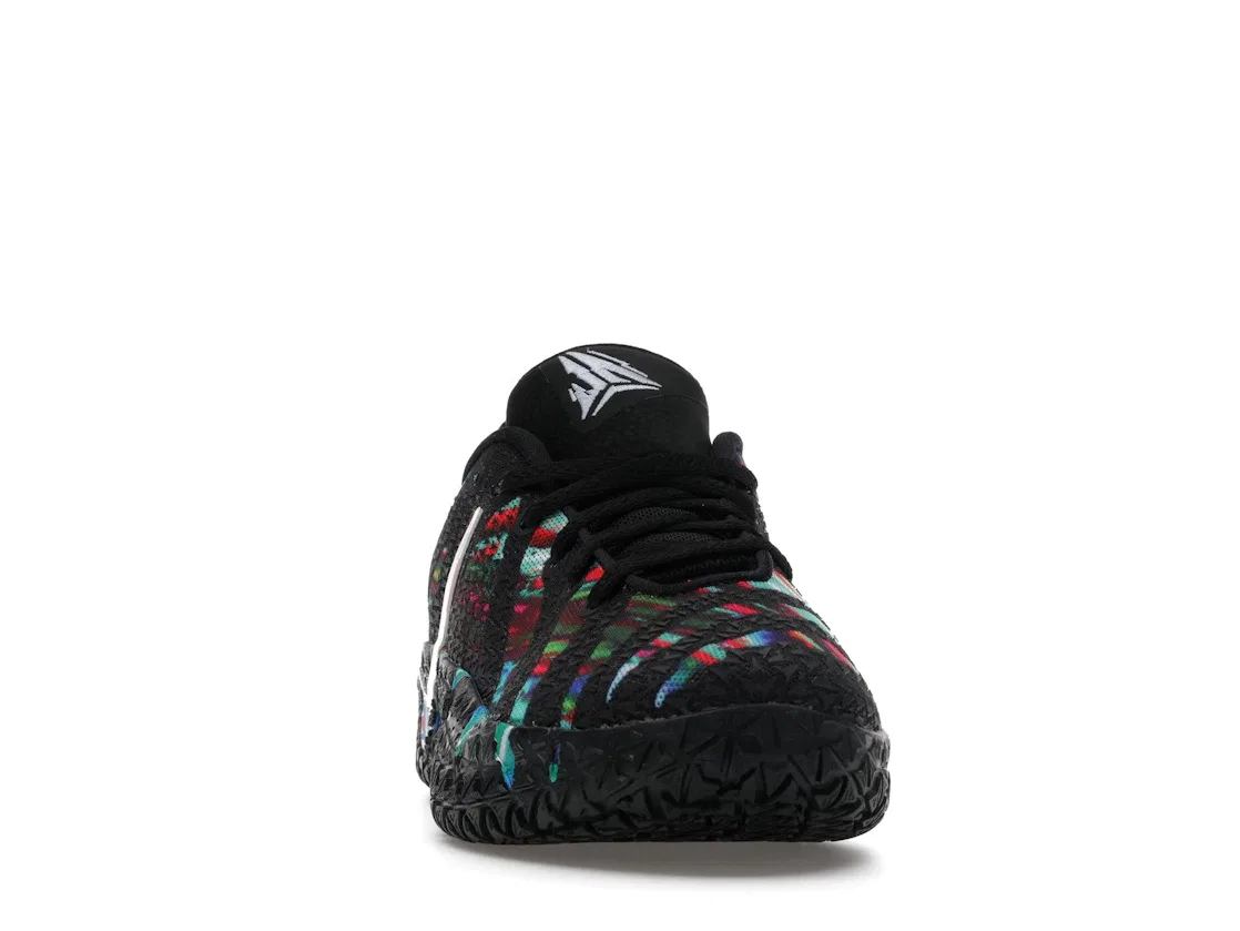Детские кроссовки для мальчиков с низким профилем Nike Ja 3, Black/White/Bright Crimson/Cobalt Bliss — фото 2