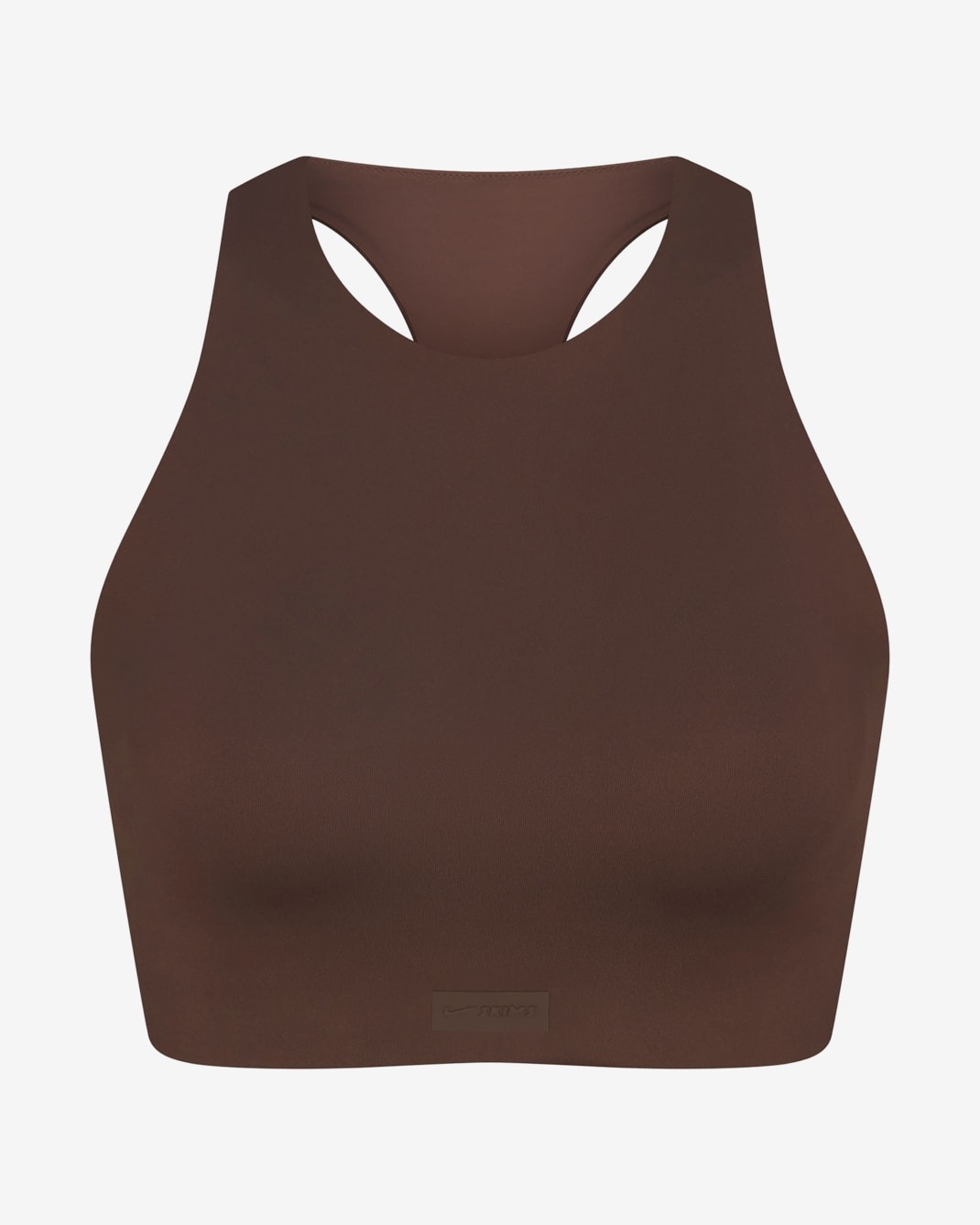 

Спортивный топ NikeSKIMS Matte Women's High-Neck, темно-коричневый