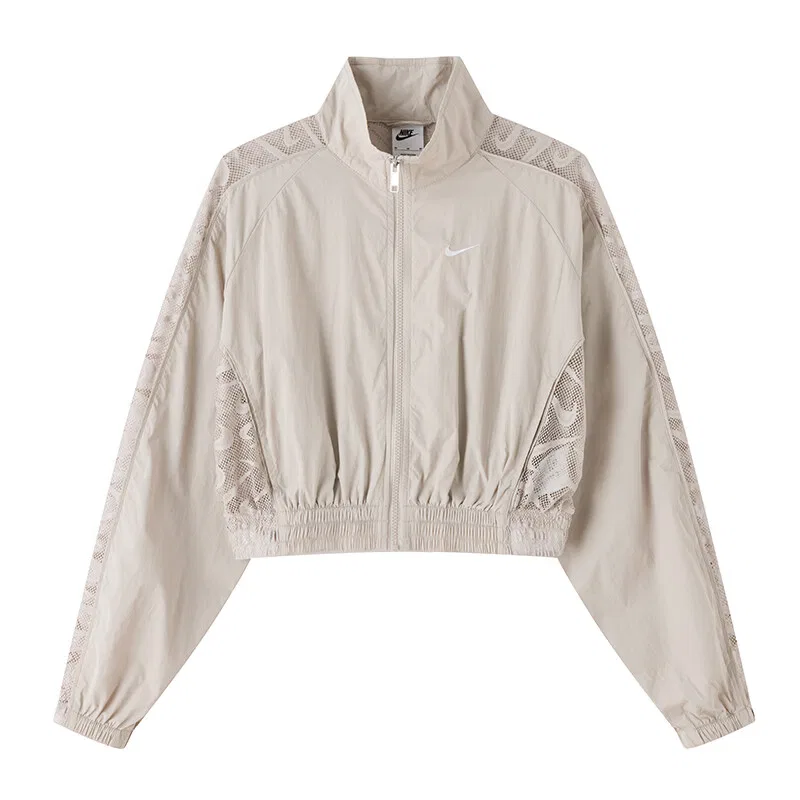 Женская куртка для бега с воротником-стойкой Nike, Khaki