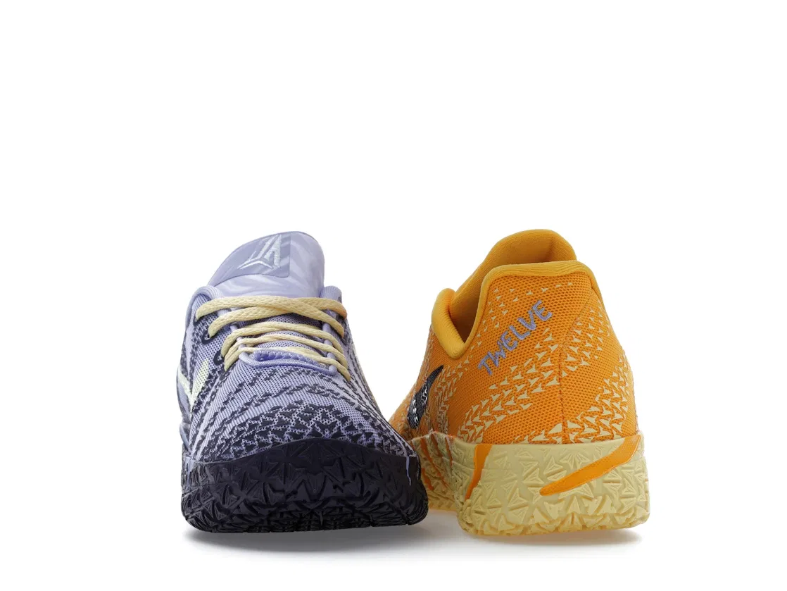Детские кроссовки Performance с ярким дизайном Nike Ja 3, Soft Yellow/Purple Dynasty/Volt Tint/Light Thistle/Bright Crimson — фото 4