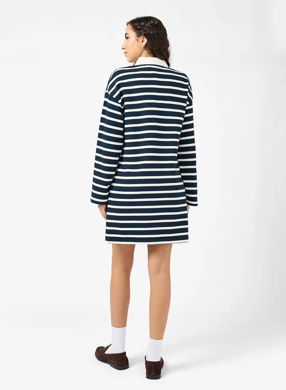 Платье-футболка с принтом в полоску Tommy Hilfiger, мультиколор — фото 2