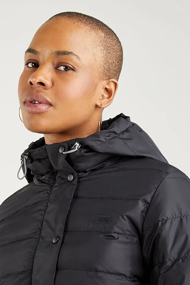 Женская куртка-пуховик с капюшоном Edıe packable jacket cavıar Levi'S, Standard — фото 3