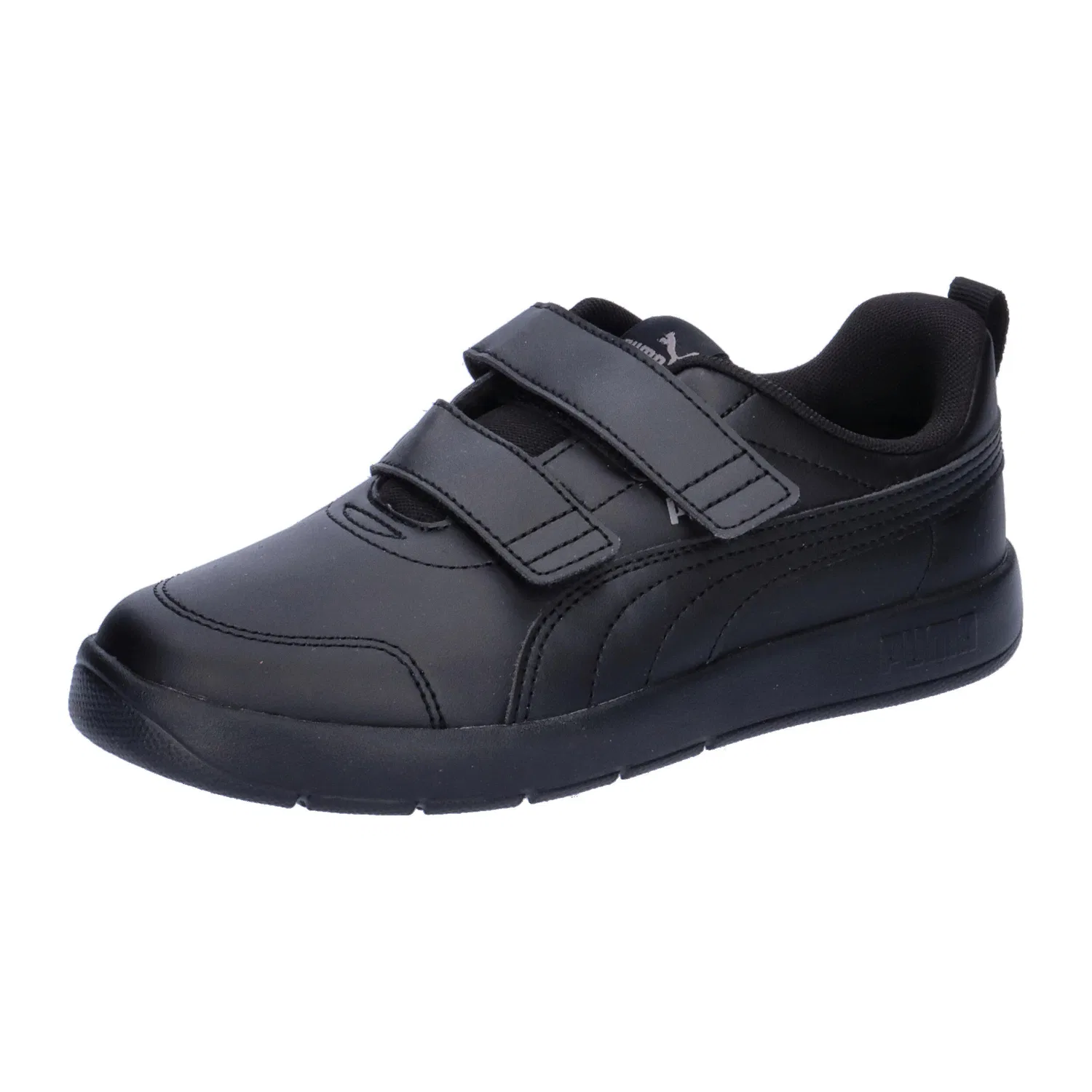 Детские кроссовки с повышенной гибкостью Courtflex V3 Puma, Schwarz