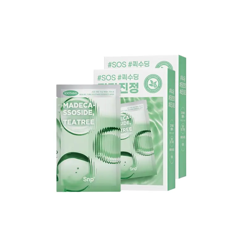 

Омолаживающая успокаивающая маска для лица увлажняющая и питательная 10 таблеток SNP