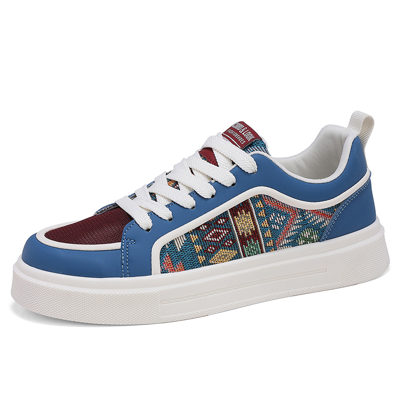 

Износостойкие низкие мужские кроссовки SHOUBA, Blue Red