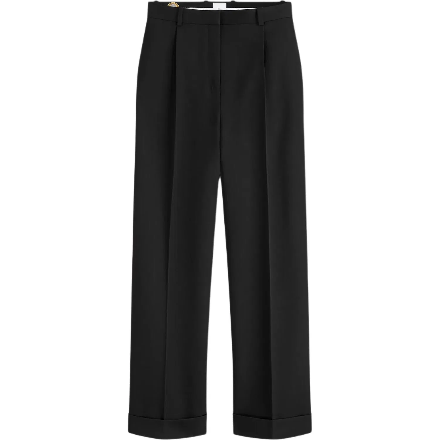 Женские брюки прямого кроя Black DIOR