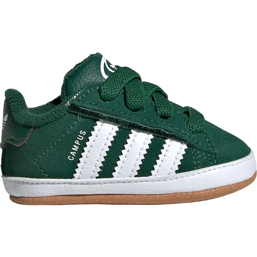 Кроссовки детские с ремешками Campus Crib Shoes adidas, Розовый