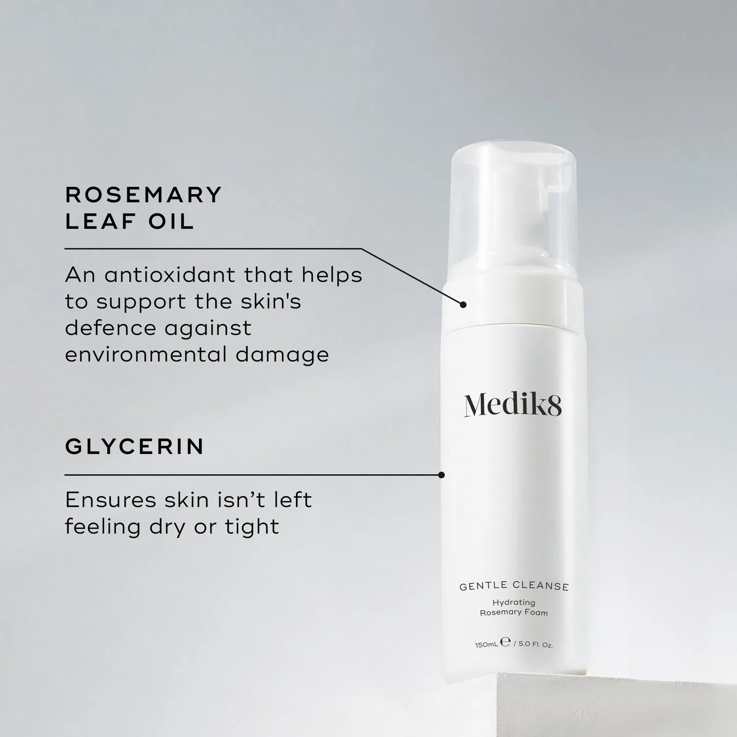 Пенка для умывания Gentle Cleanser 150 мл Medik8 — фото 3