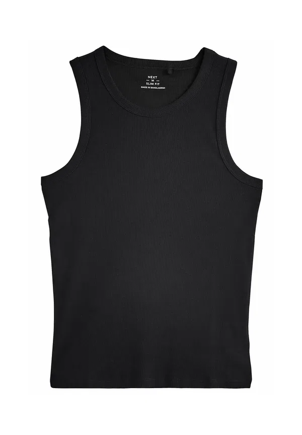 Топ хлопковый Crew Neck Next, черный