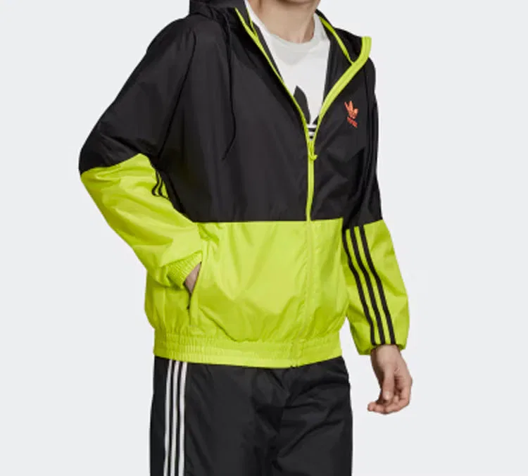 Спортивная куртка на молнии с цветными блоками Originals Adidas, желтый — фото 2