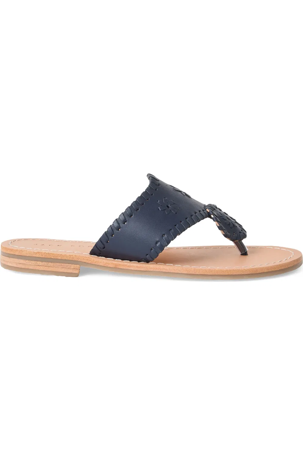 Детские сандалии вьетнамки с кожаными ремешками Jacks Jack Rogers, Midnite — фото 3