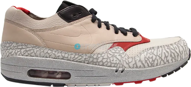

Кроссовки Nike Air Max 1 NL Premium 'Elephant Print - Neutral Grey', серый