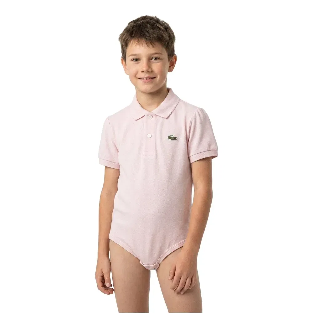 Боди с коротким рукавом 47120 Lacoste Kids, розовый — фото 3