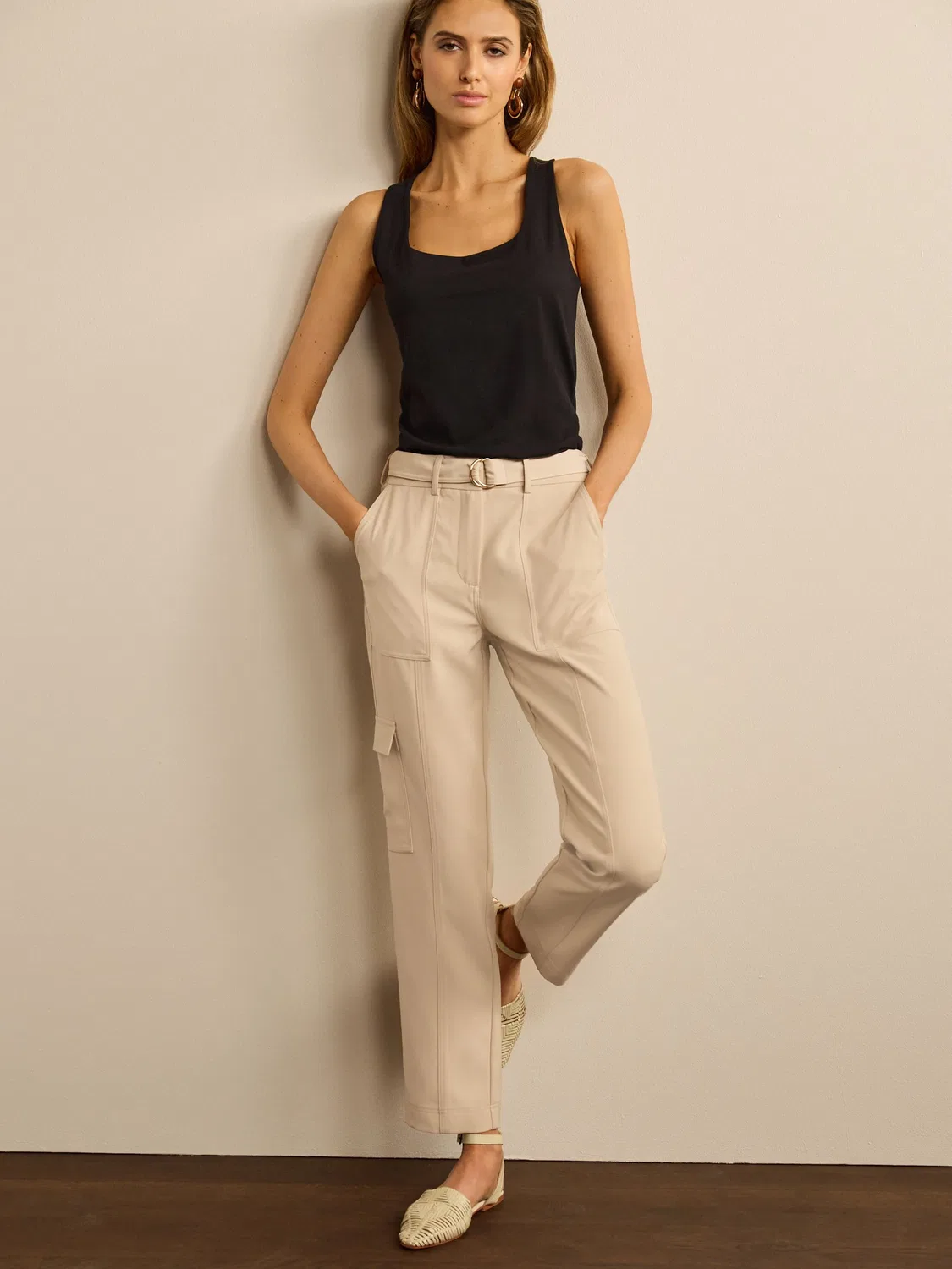 Топ с квадратным вырезом Black Square Neck Vest Next, черный — фото 2