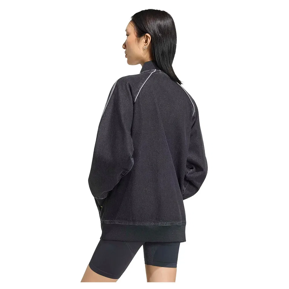 Джинсовая куртка SST Oversized Adidas Originals, серый — фото 2
