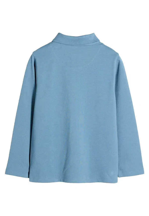Футболка с длинным рукавом хлопок Long sleeve signature Paul Smith Junior light blue, светло-голубой — фото 2
