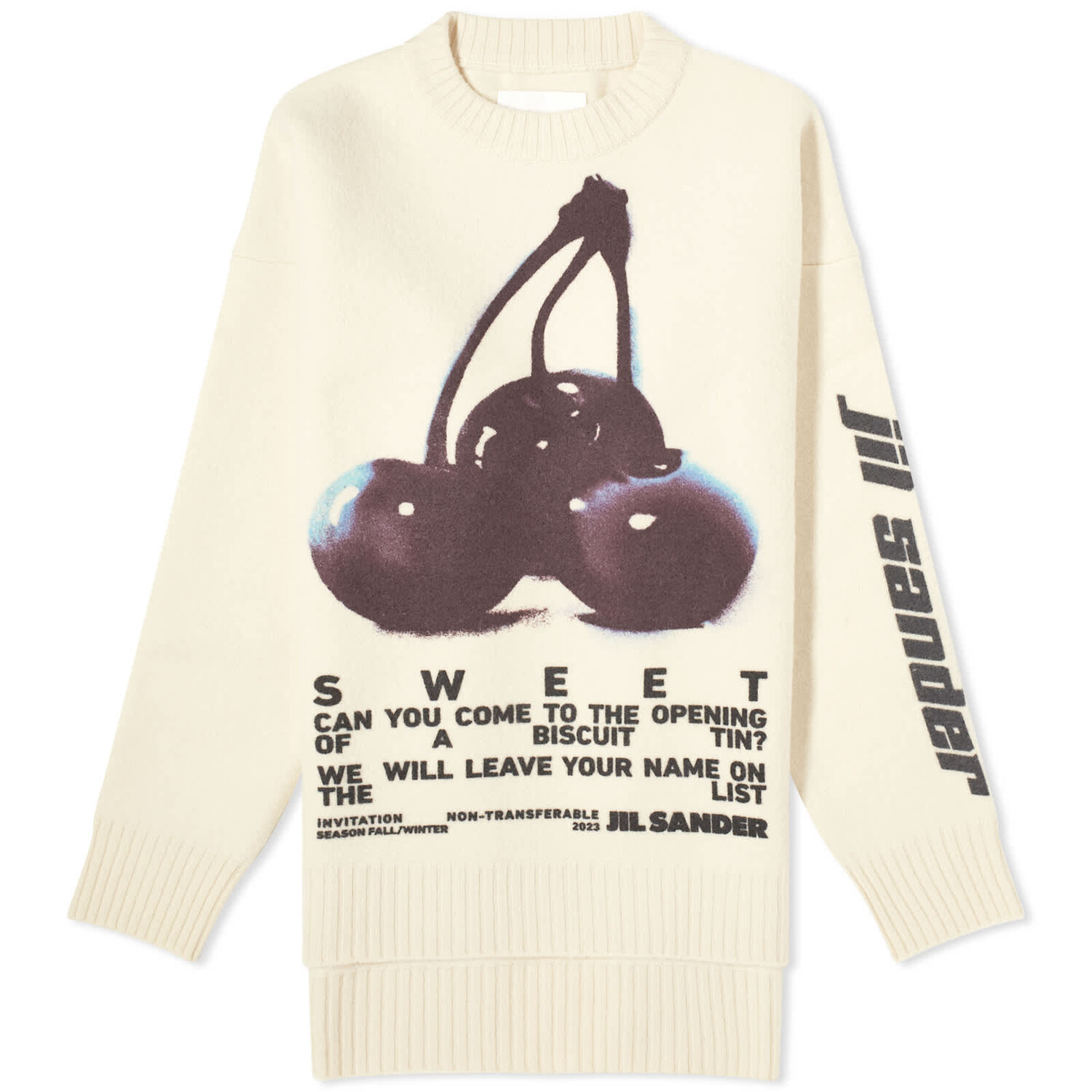 

Джемпер Jil Sander Cherry Knitted, бежевый
